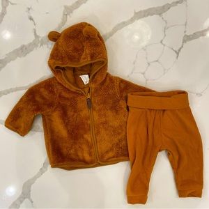 H&M 2 piece fleece set - jacket and pants